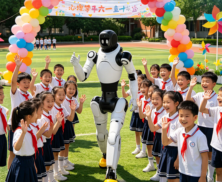 以趣为序，燃动校园机器人出租