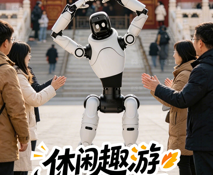 假日趣游景点开玩文旅服务机器人出租